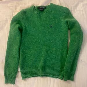 Ralph Lauren Vibrant Green Wool Knit